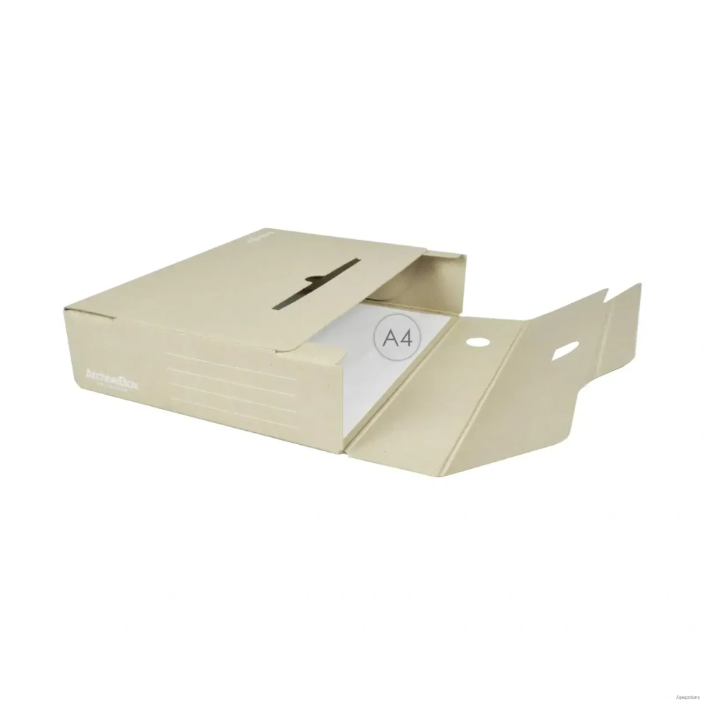 Box archivačné, A4, 75mm, biely, Emba