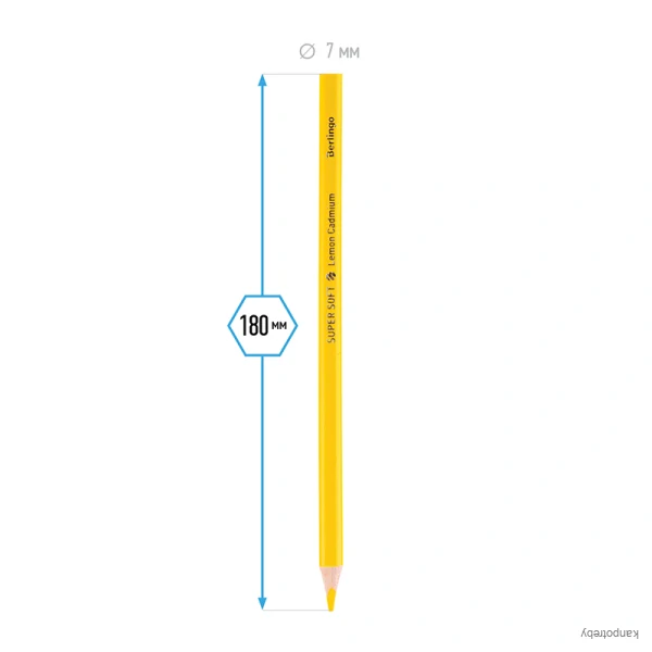 Berlingo, pastelky color, 12ks, 0.5mm, SuperSoft