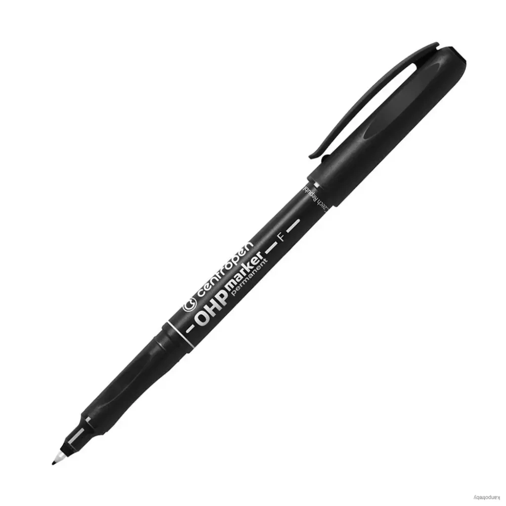 Centropen, markier 2636, čierny, 10ks, 0.6mm, alkoholová báza, cena za 1ks