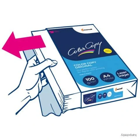 Xerografický papier Color copy, A4, 90 g/m2, biely, 500 listov, špec. pre farebnú laserovú tlač