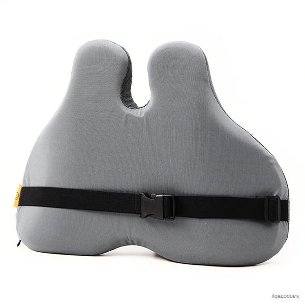 Set bedrovej opierky a podsedáka, ergonomický, antracitový, pamäťová pena, Powerton