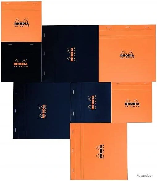 Poznámkový blok Rhodia Basics, A4+, 80 listov, linajkový, Clairefontaine