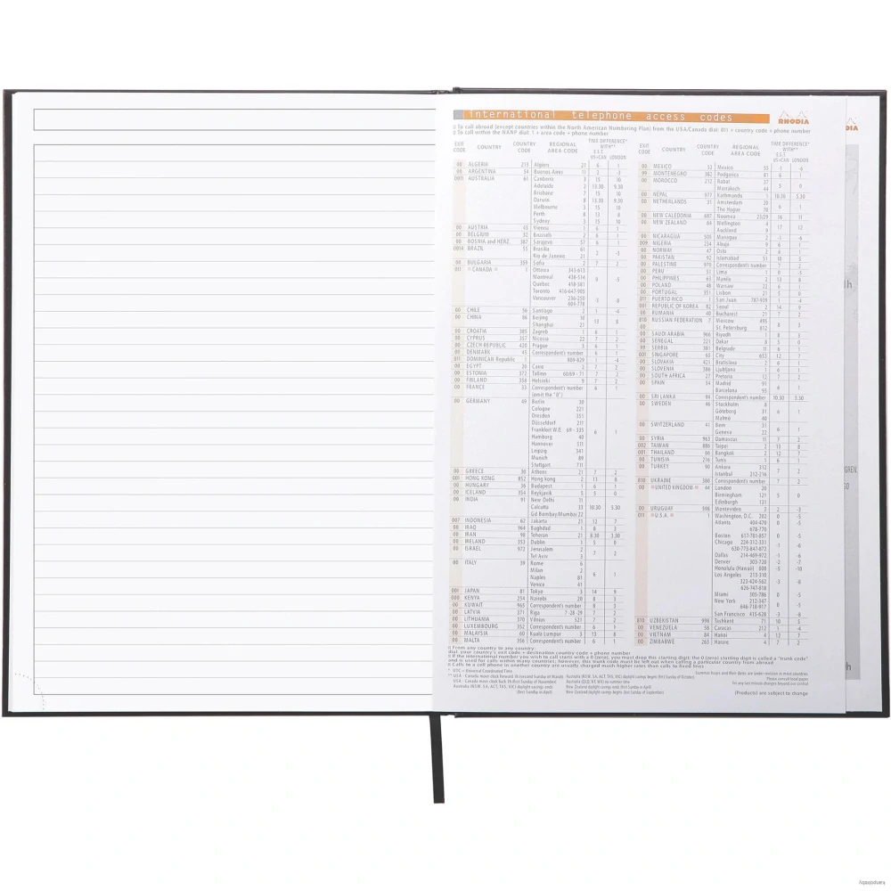 Záznamová kniha Clairefontaine Rhodia Active, A4 96 listov linajkový