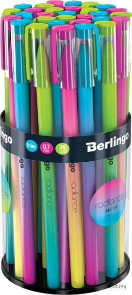 Berlingo, pero guľôčkové, modré, 36ks, 0.7mm, Radiance