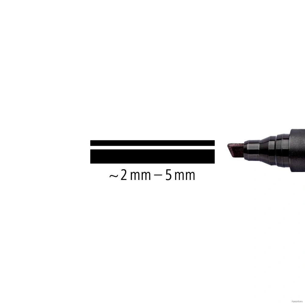Popisovač 350, čierny, 5ks, 2.5mm, odolný voči oteru, cena za 1ks