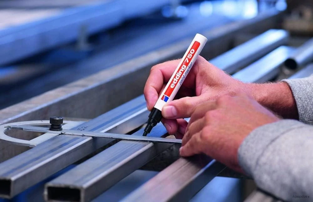 Lakový popisovač, 2-3 mm, EDDING "790", biely