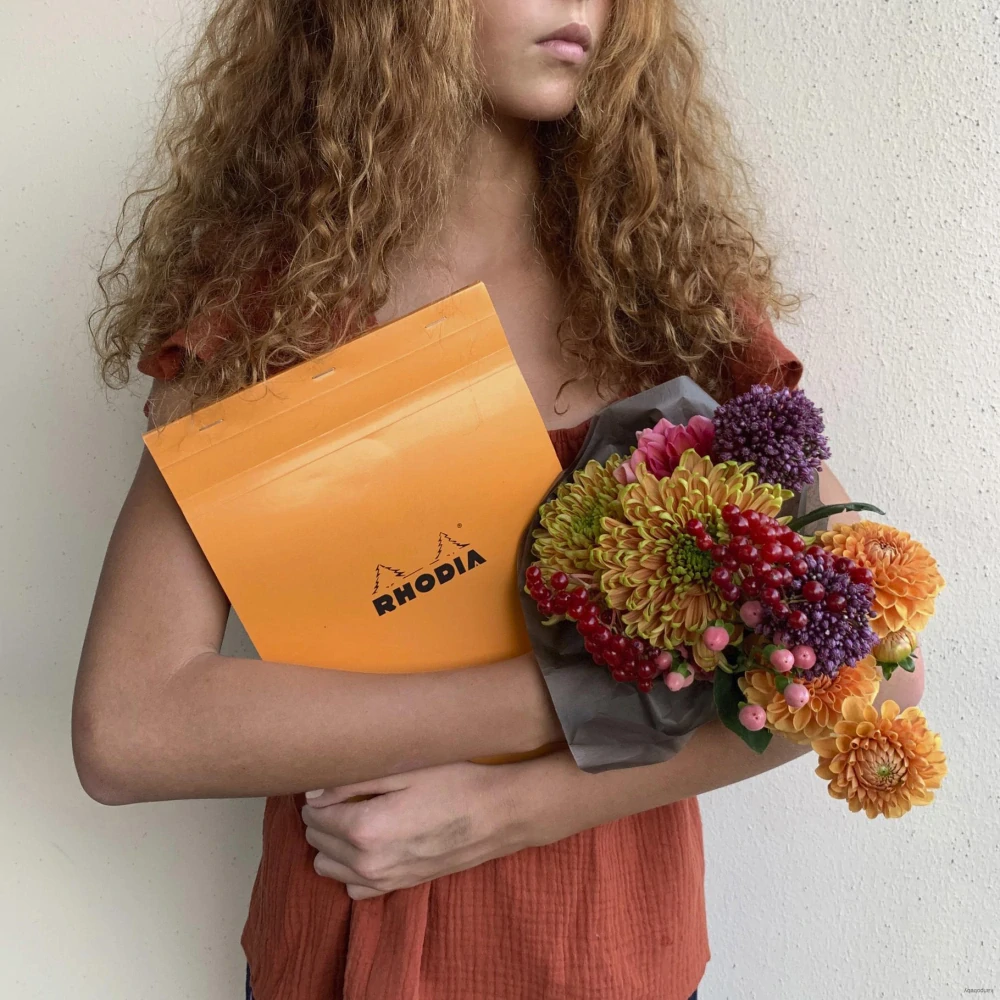Poznámkový blok Rhodia Basics, A4+, 80 listov, linajkový, Clairefontaine