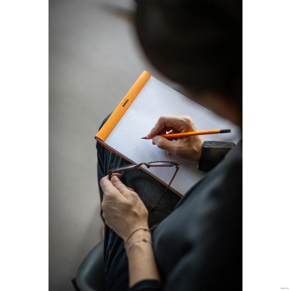 Poznámkový blok Rhodia Basics, A4, 80 listov, štvorčekový, Clairefontaine