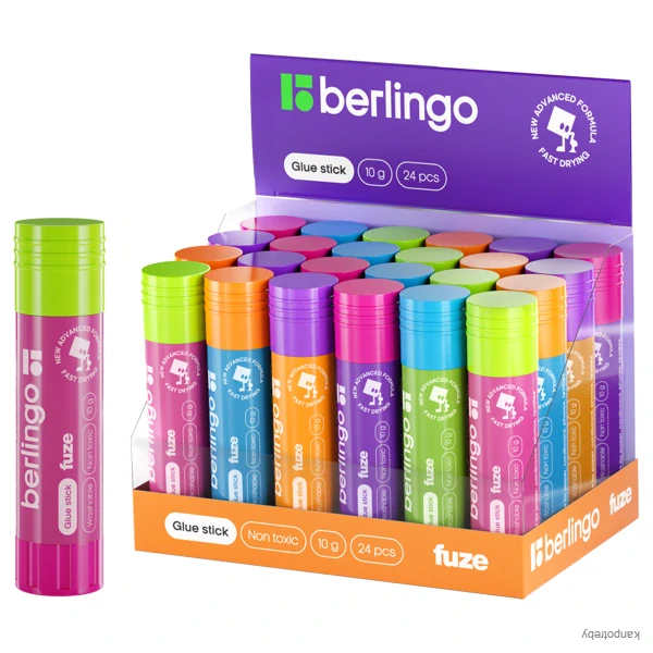 Lepidlo tyčinka Fuze, 10g, 24ks, Berlingo
