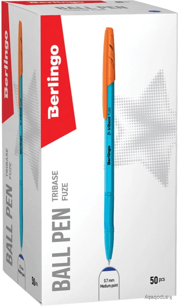 Berlingo, pero guľôčkové, modré, 50ks, 0.7mm, Tribase fuze