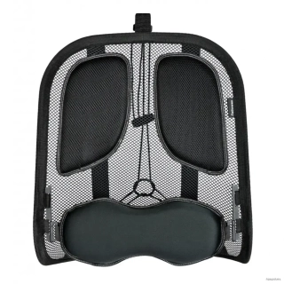 Chrbtová opierka Profesional, pamäťová pena, čierna, sieťovaná, Fellowes