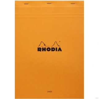 Poznámkový blok Rhodia Basics, A4, 80 listov, linajkový, Clairefontaine