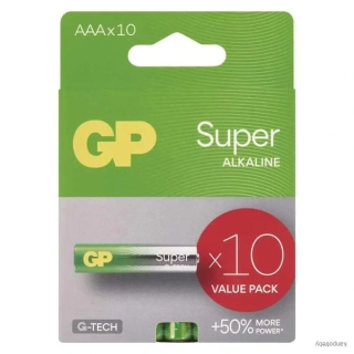 Batéria alkalická, AAA (LR03), AAA, 1.5V, GP, blister, 10-pack, SUPER