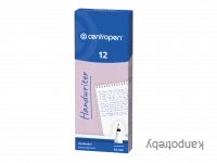 Centropen, liner 2551, čierny, 12ks, 0.5mm, plastový hrot odolný tlaku, cena za 1ks
