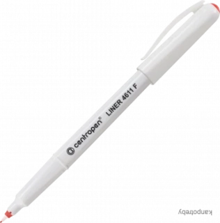 Centropen, Popisovač 4611, červený, 0.3mm