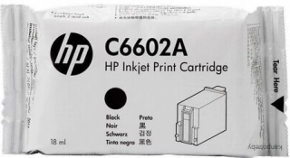 HP originál ink C6602A, black, 18ml